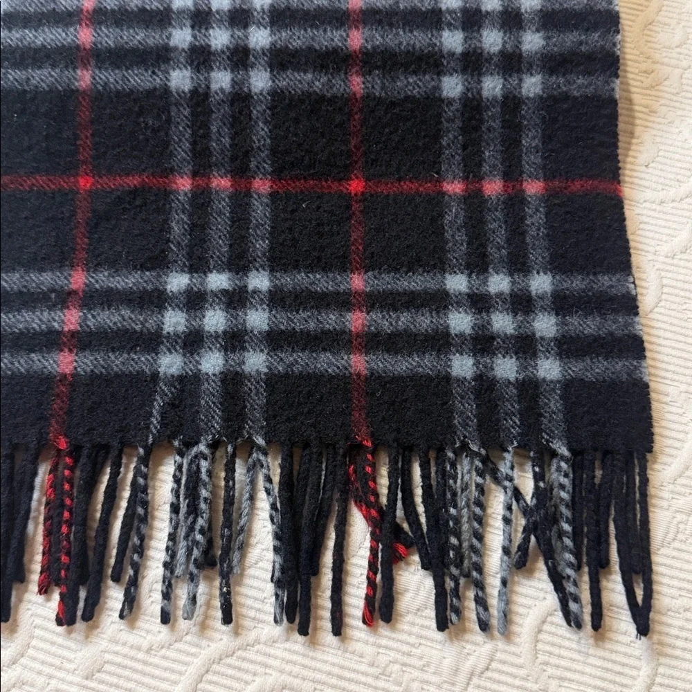 Burberry Cashmere Scarf. Made in England.